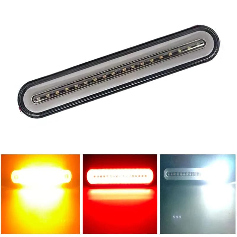 1PC/2PCS 12V Versatile Car Tail light Truck LED Turn Signal Lamp Stop Reverse Safety Indicator Taillight For Trailer lorry Van - 4