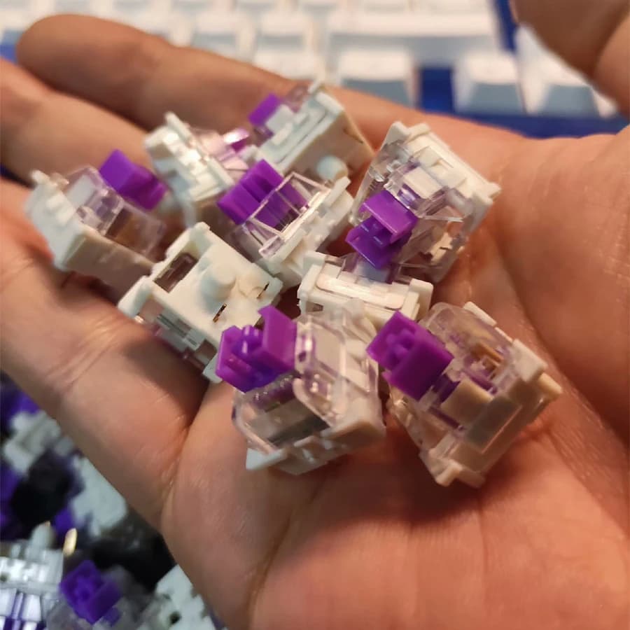 Outemu Switch Dustproof Linear Tactile Clicky Silent 3Pin Switches for Keyboard RGB LED SMD Gaming Compatible With MX Switch - 6
