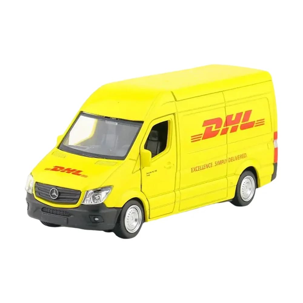 1:36 RMZ CITY  Sprinter (DHL) Alloy Diecast Car Model Toy With Pull Back For Children Gifts Toy Collection Gift for Birhday - 3