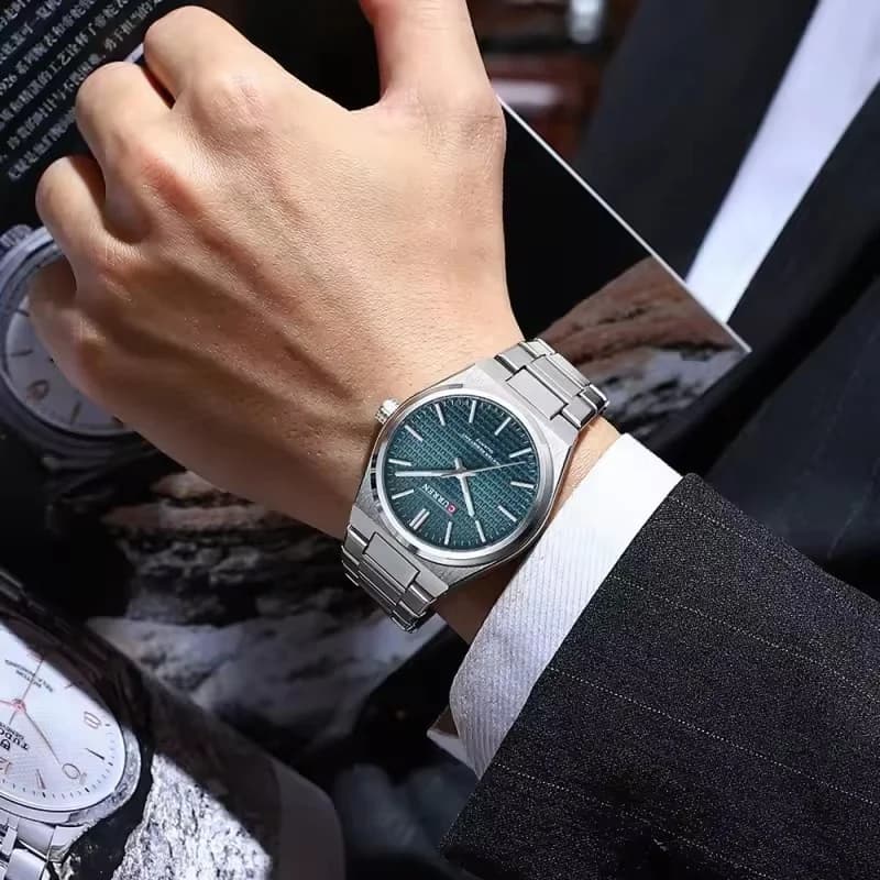CURREN 8439 Top Brand Men's Watch Luxury Business Waterproof Stainless Steel Military Quartz Men's Watches relógios masculino - 6