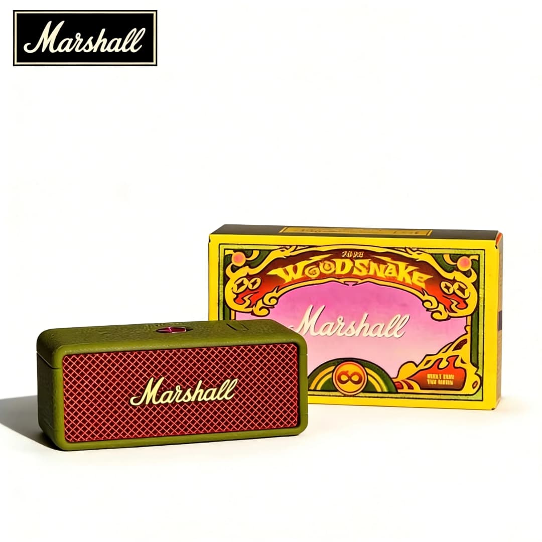 Marshall Emberton III Portable Bluetooth Speaker Rugged Waterproof Loud Stereo Deep Bass Outdoor Wireless Speaker Limited dition