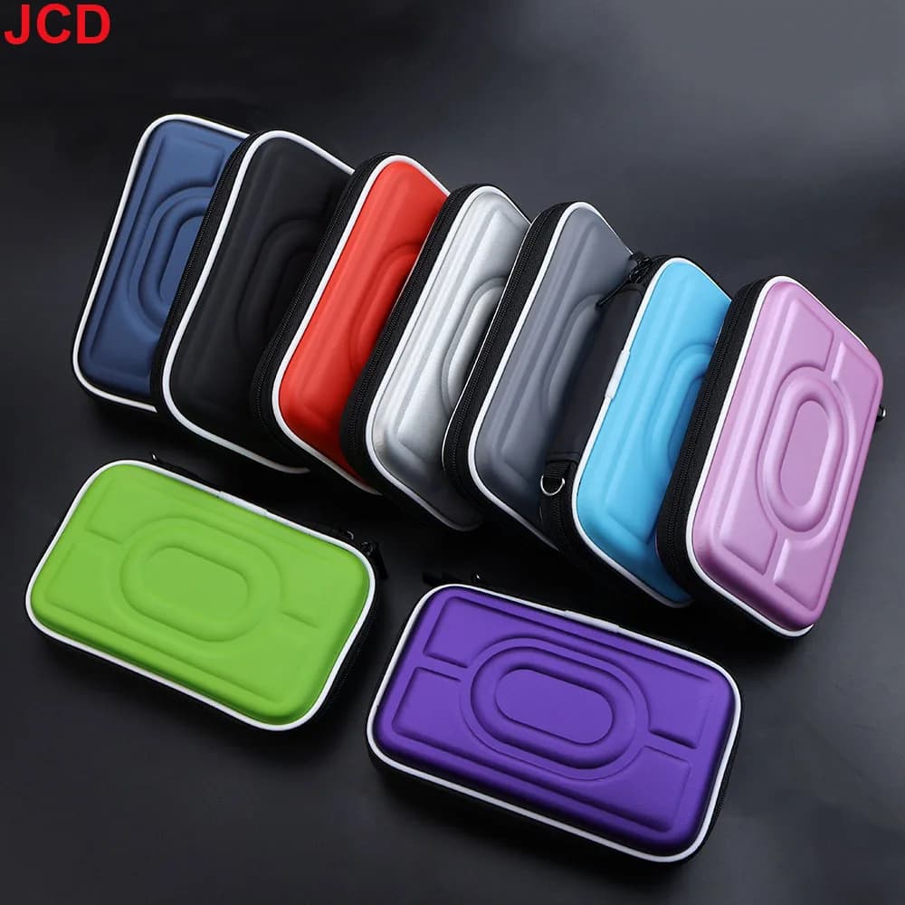JCD 1pc Colors EVA Hard Case Storage Bag Pouch For 3DS NDSL NDSI GBA GBC Console Protective Carry Cover
