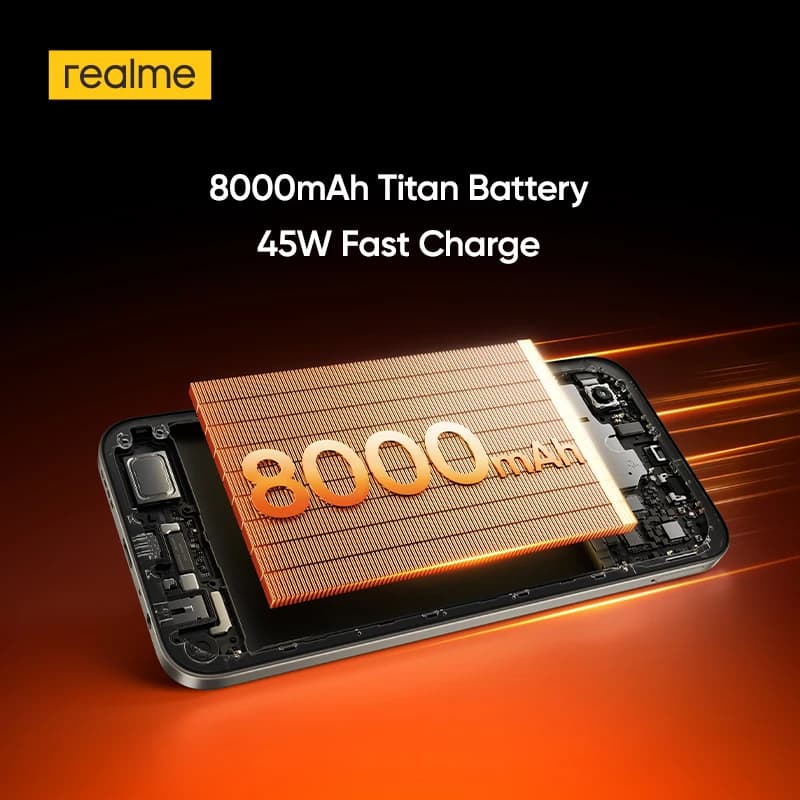 [New Launch] realme P4x Smartphone 6.8" 120Hz LCD Display UNISOC T7250 Chipset 50MP AI Camera 8000mAh Battery 45W Charge NFC - 3