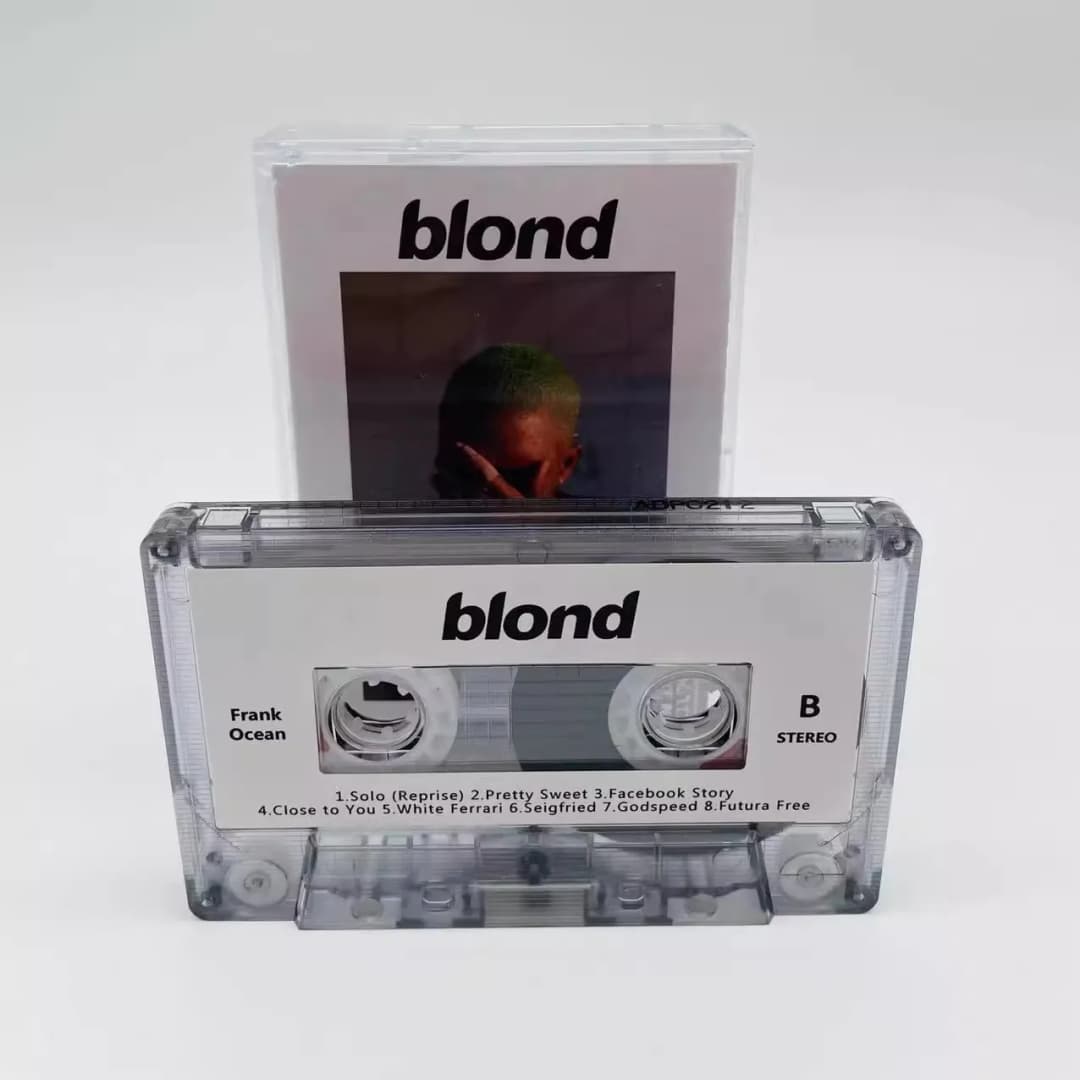 شريط موسيقى هيب هوب وراب Frank Ocean، ألبوم Blonde، أشرطة كاسيت، أزياء تنكرية، مسجل، مشغل سيارة، صندوق موسيقى تصويرية، مجموعة موسيقى حفلات - 5