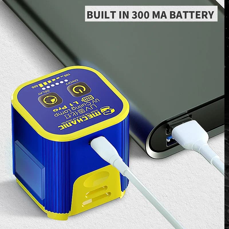 MECHANIC L1/L1 Pro UV Curing Lamp Intelligent Double Beads 7W High Power UV Curing Light  Motherboard UV Glue Curing Repair Lamp