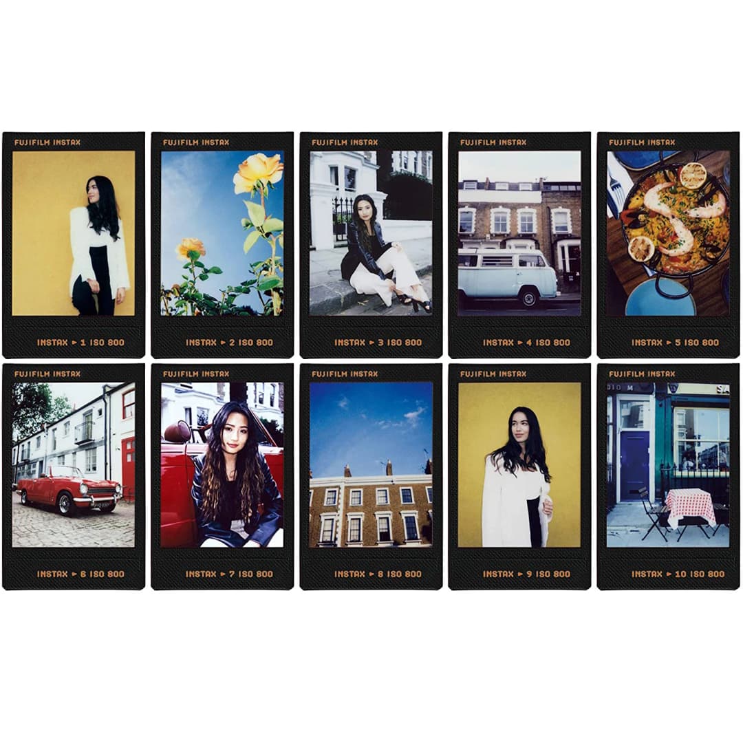 10/30/50 ورقة فوجيفيلم إنستاكس ميني فيلم ملون ورقة اتصال لكاميرا فوجي ميني 12 11 8 9 7s 25 26 70 90 فورية SP-1 - 3