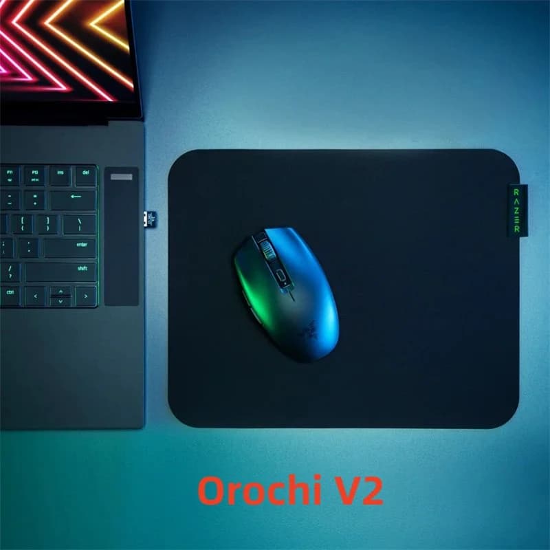 ماوس الألعاب الأصلي Razer DeathAdder V2 X Hyperspeed/Orochi V2 بلوتوث لاسلكي مزدوج بزر قابل للبرمجة ومستشعر بصري 5G - 6