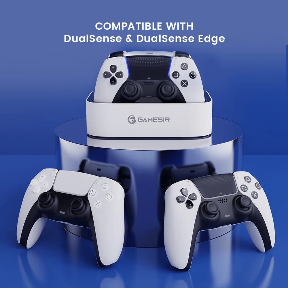 GameSir Dual Controller Charger for PlayStation 5 / PS5 DualSense / Edge  Controller Charging Station Dock ZHP501 - 2