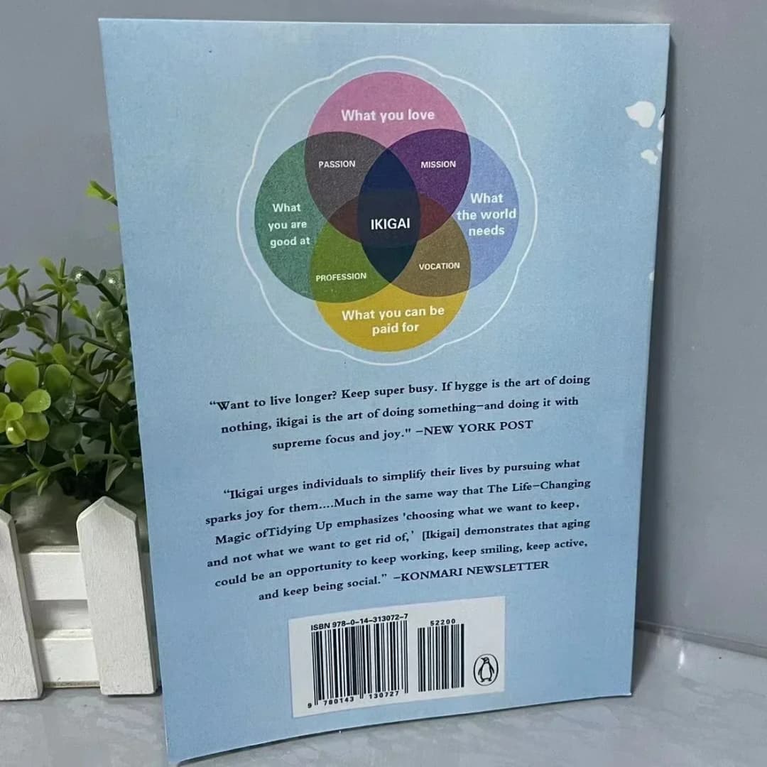 Ikigai ：The Japanese Secret Philosophy for A Happy Healthy By Hector Garcia Book Rebuilding Happiness - 4