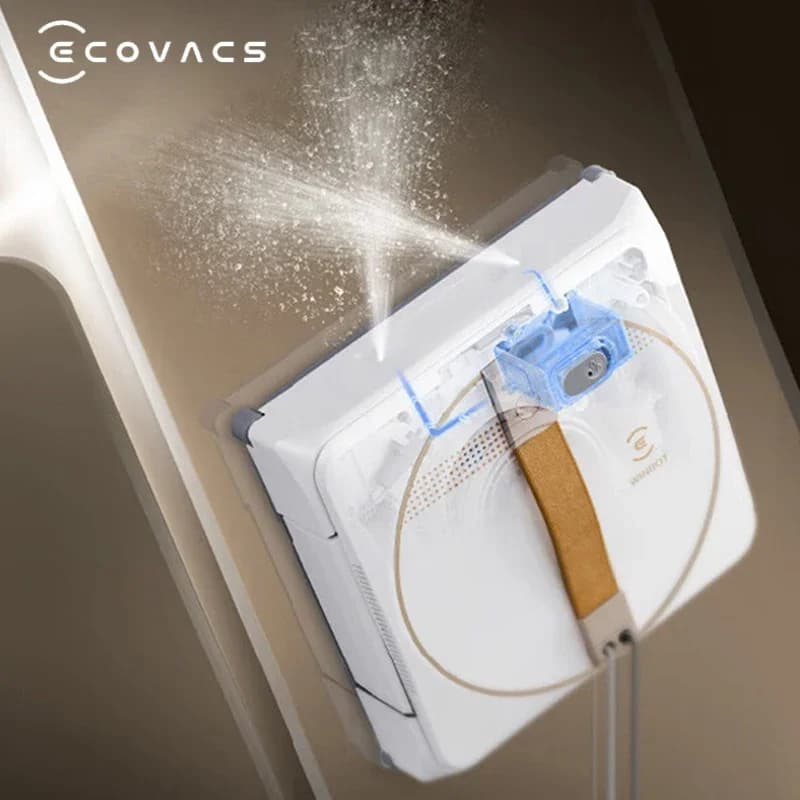 ECOVACS WINBOT W1S pro Window Cleaning Robot Dual Water Spray High Suction Smart Home Glass Cleaner for Walls