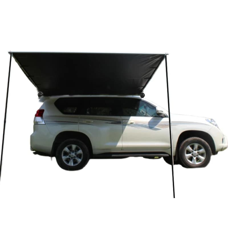Car side canopy sunshade side roof tent camping car tent, suitable for camping, hiking, camping and car use