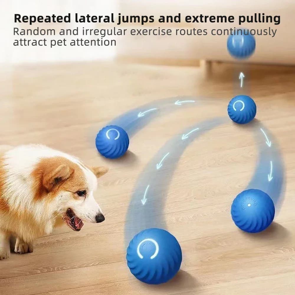 Pet Toy Ball Electric Interactive Game Gravity Sensor Smart Jumping Rolling Ball Automatic Moving Puppy Cat Entertainment Toys - 6