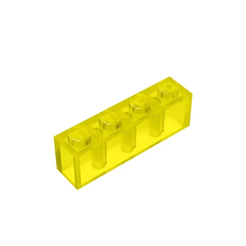 Gobricks GDS-534 Brick 1 x 4 without Bottom Tubes compatible with lego 3010 3066 pieces of children's DIY - 3