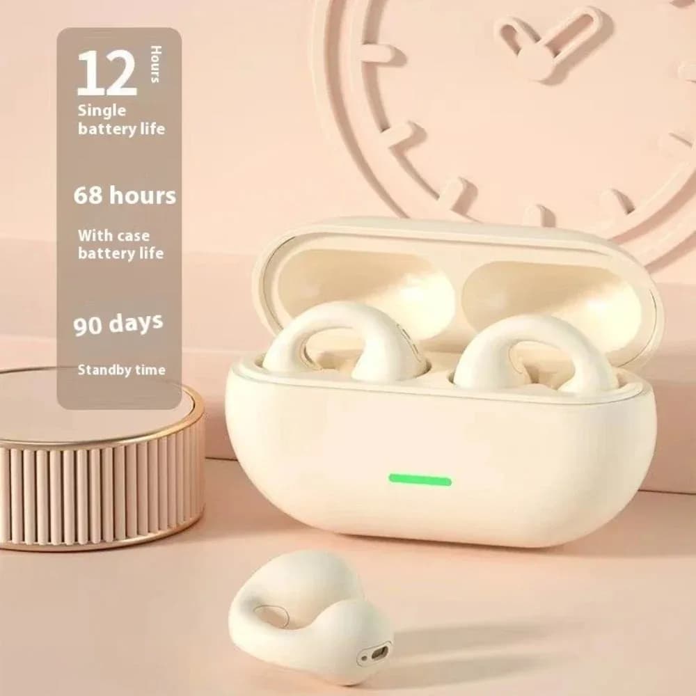 Bone Conduction Wireless Earphones HiFi Stereo Sound Sports Headphones Waterproof with Built-in Mic for Gaming Music Daily Use - 6