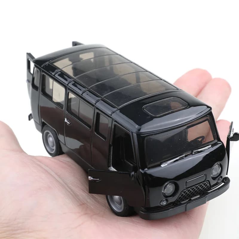 Alloy buggy van model kids car boy suv door pull back toy - 5