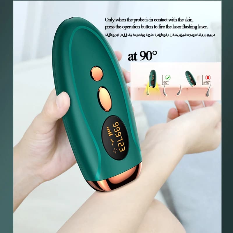Permanent Hair Removal for Women Facial Body Bikini,Painless Safe IPL Laser Epilator 999999 Flashes LCD Display - 2