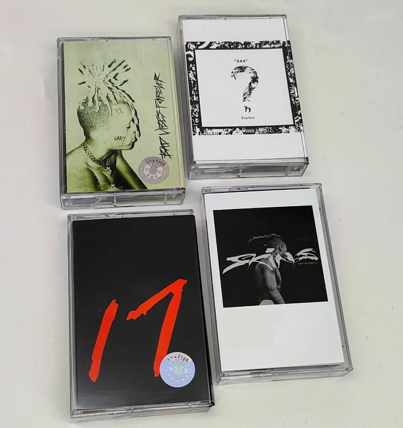 شريط موسيقى راب كلاسيكي Triple X، ألبوم Skins 17، تسجيل موسيقى، أشرطة كاسيت، أزياء تنكرية، مسجل، مشغل، صندوق موسيقى تصويرية، مجموعة هدايا
