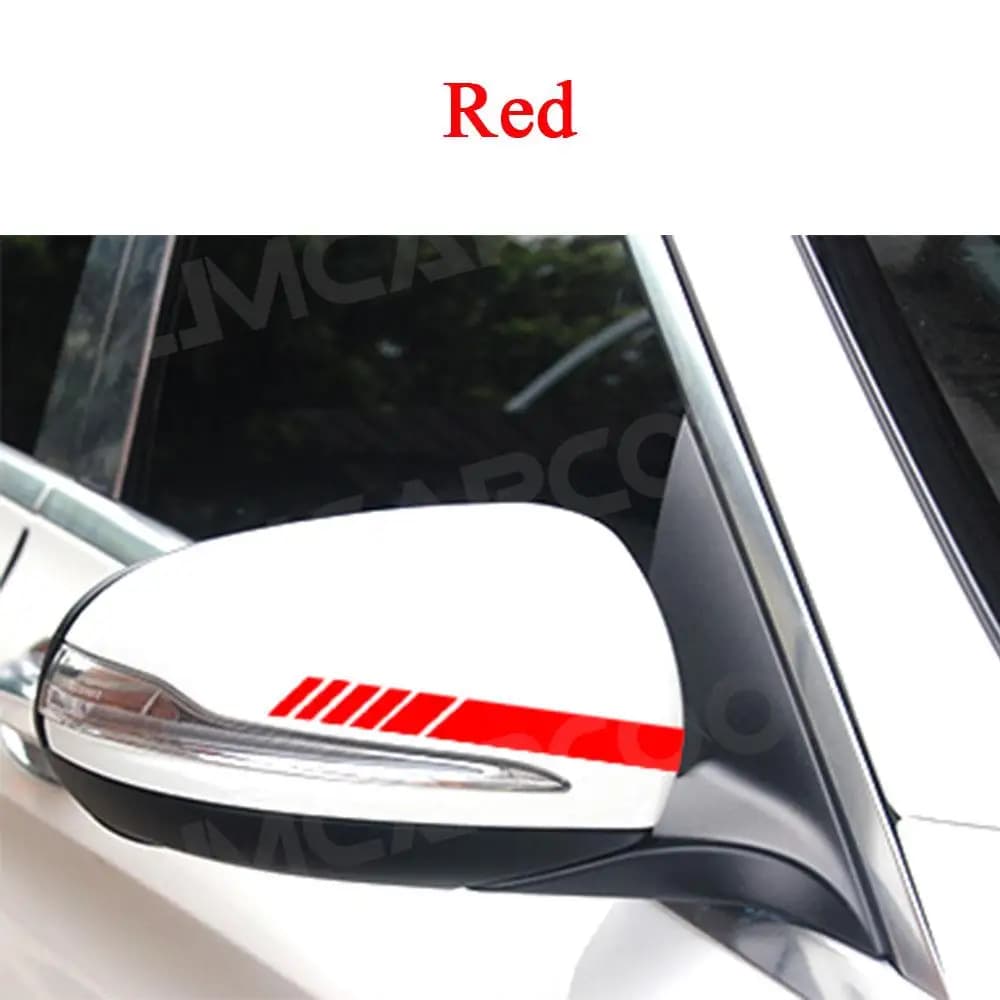 1 Pair Car Sticker Car Rearview Mirror Side Decal Stripe Vehicle Body Trim Sticker Exterior Decoration Body Car Accessories - 4