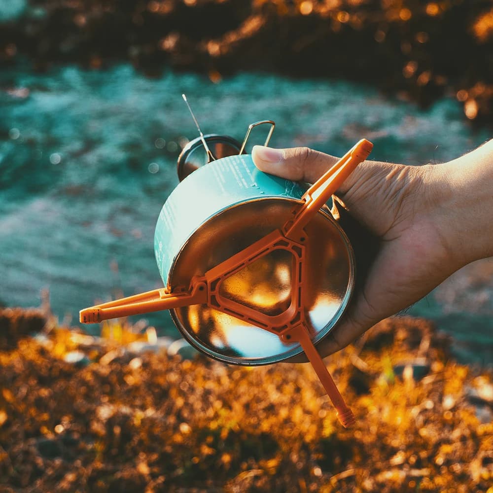 قوس خزان الغاز من Widesea، موقد غاز خارجي، أدوات تخييم، حامل زجاجة، أرفف، حامل ثلاثي قابل للطي - 6