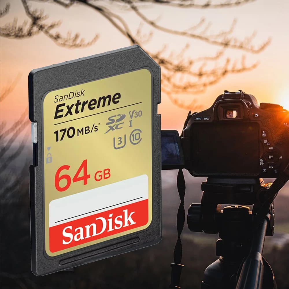 SanDisk SD Card 32GB SDHC 64GB 128GB 256G SDXC SD Card C10 Memory Cards Up to 200MB/s Read U3 V30 Flash Cards 4K UHD for Camera - 4