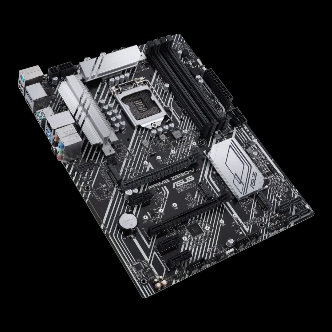 ASUS PRIME Z590-V Motherboard Socket LGA1200 CPU DDR4 5133(O.C) Memory Chipset Z590 ATX Mainboard - 5