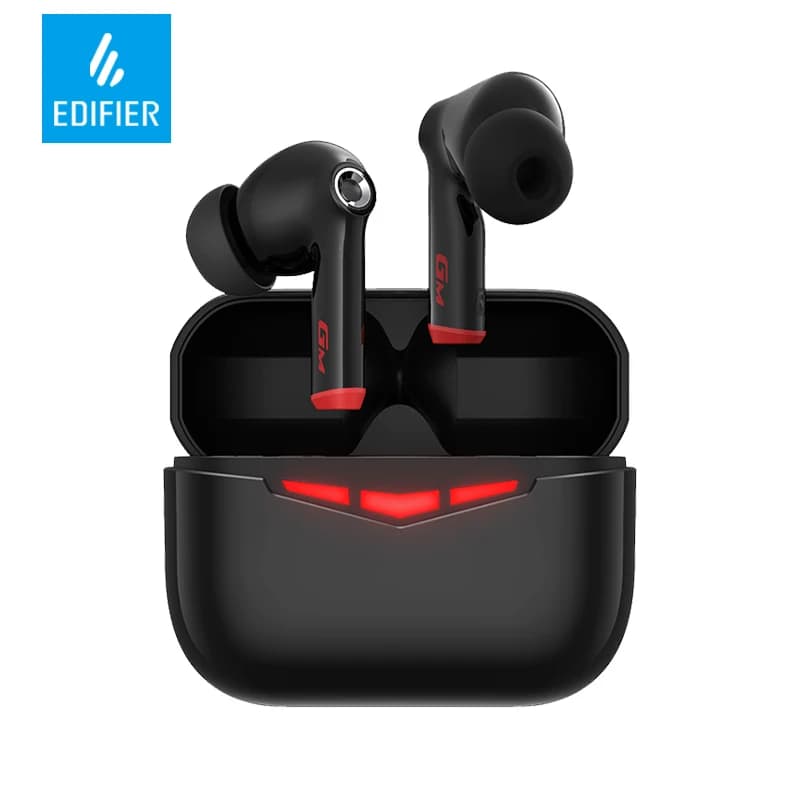 سماعات أذن إديفاير GM3 TWS بلوتوث للألعاب لاسلكية بلوتوث 5.0 مع 60ms تأخير منخفض IP55 مقاومة للماء باس عميق