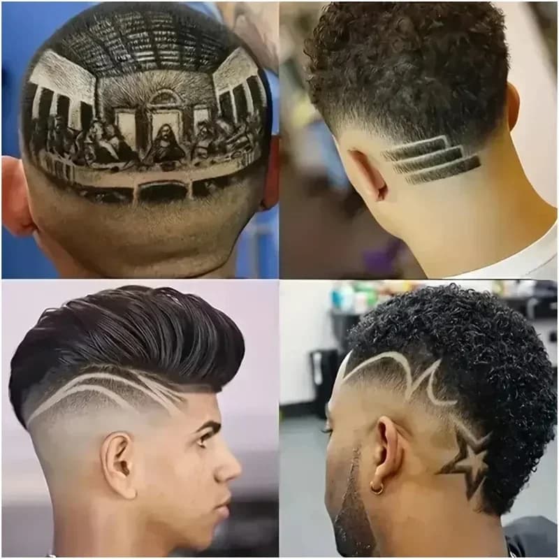 T9 Carving Vintage Hair Clipper For Mens Grooming Essential Tools USB Fast Rechargeable Beard Hair Trimmer Provide Precise Shave - 6