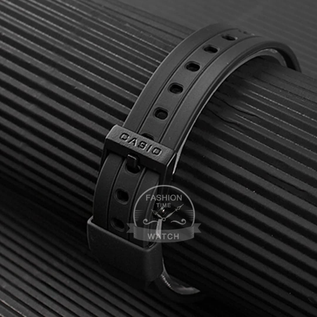 ساعة كاسيو صغيرة مربعة متعددة الاستخدامات بتصميم كلاسيكي مريح للارتداء اليومي F-91WG-9 - 5