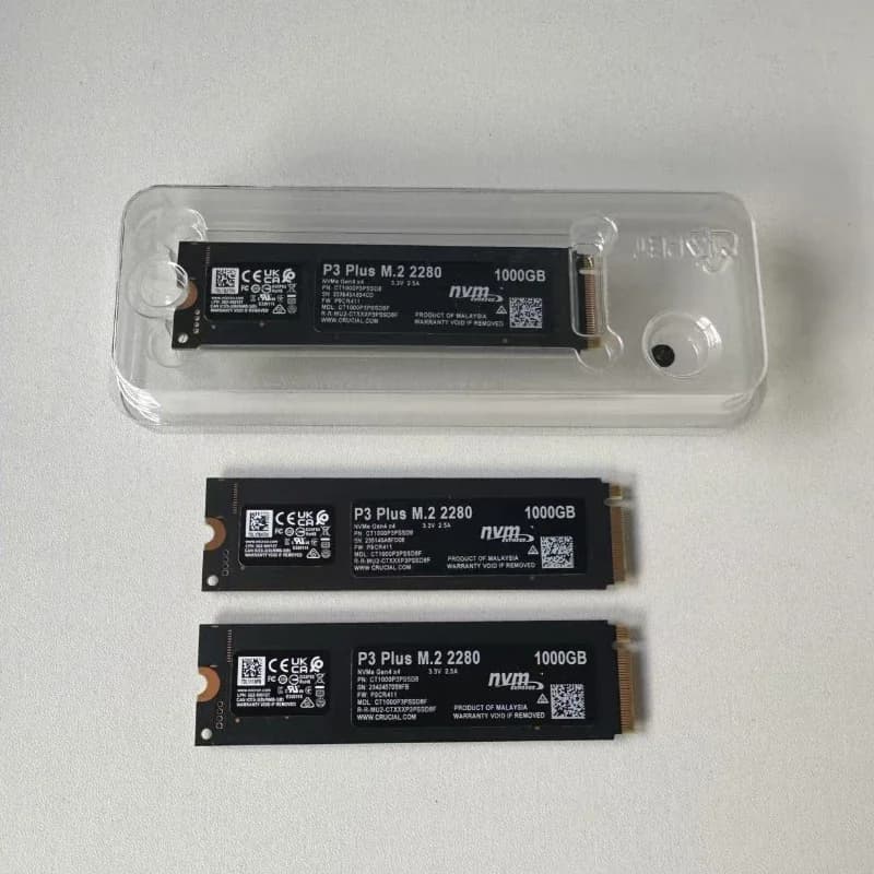 Crucial P3 Plus 500GB 1TB NVMe SSD PCIe Gen4 M2 2280 Internal Solid State Drive 3D NAND High Speed Storage OEM Version - 4