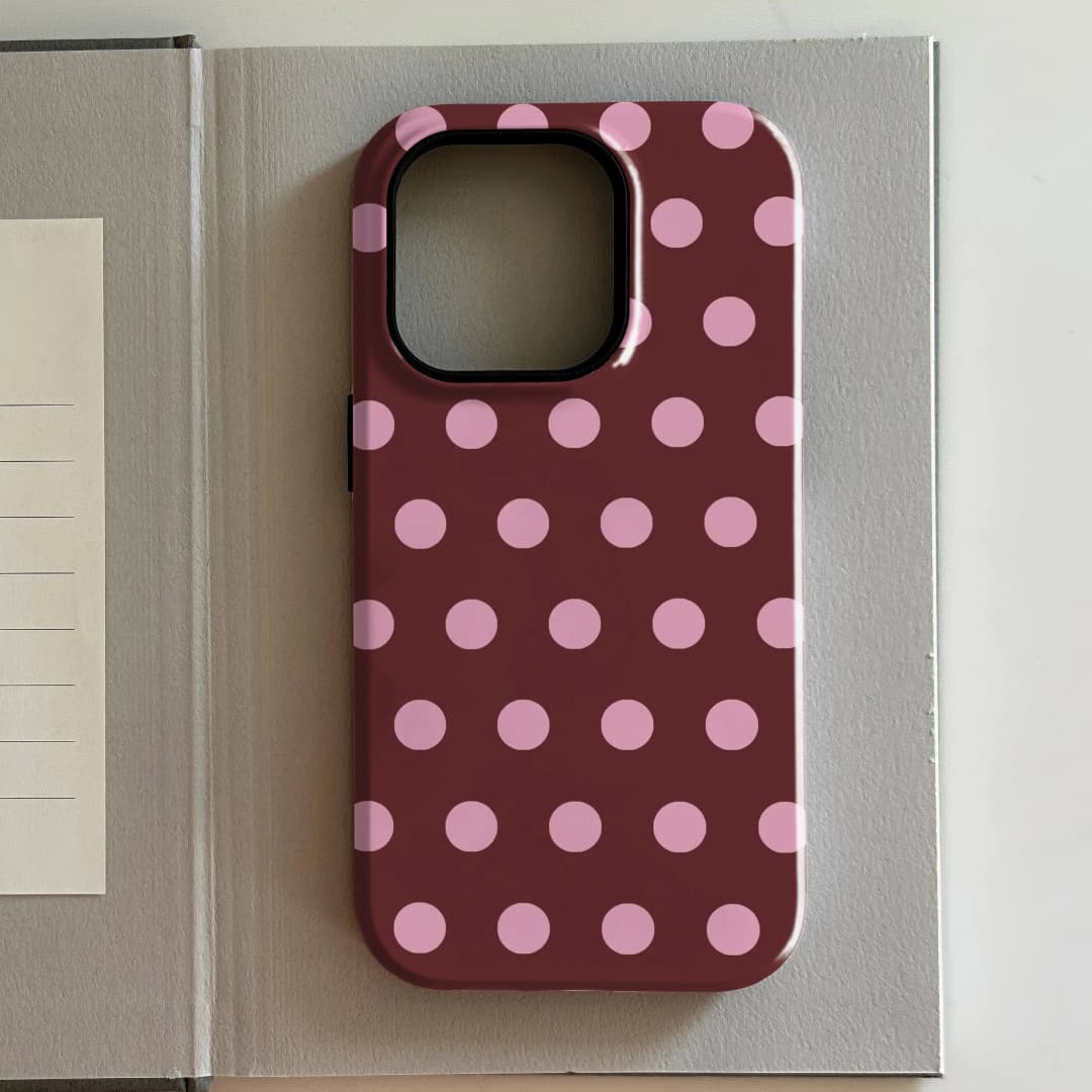 luxury Ins Berry Dot Hot Phone Case for iPhone 17 16 15 14 13 12 11 X XS XR XSMAX 7 8 Air Pro Max Plus Luxury Double-layer Cover - 3