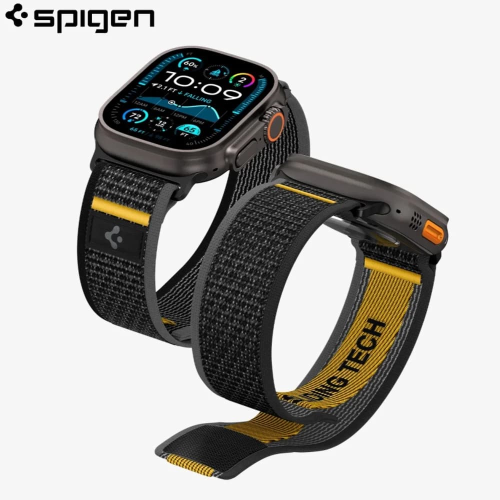 Spigen Sports Watch Strap For Apple Watch Band Athlex Air Compatible With 3/2/1 49mm 11/10 46mm 9/8/7 45mm SE3/SE2/SE/6/5/4 44mm
