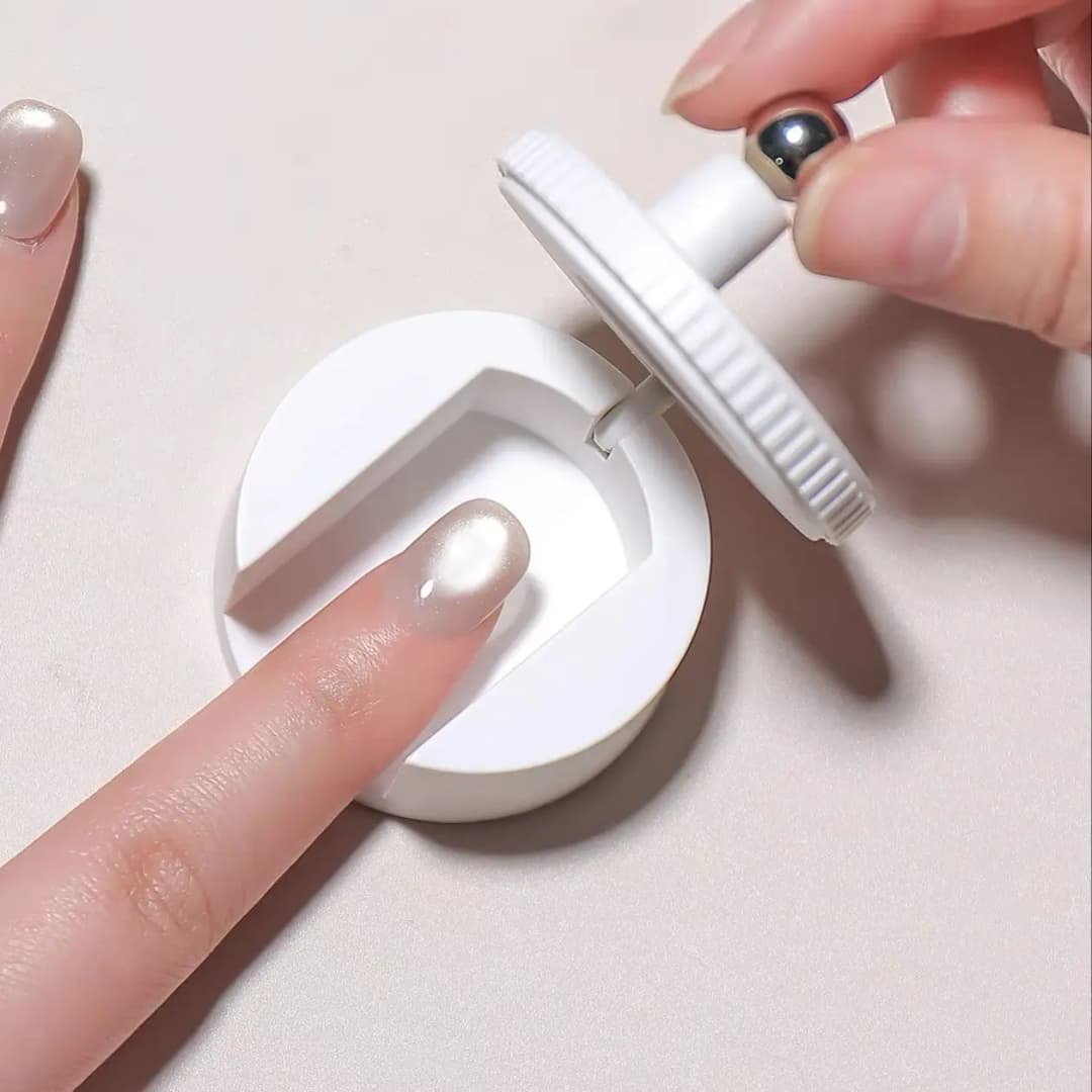 Precision Rotating Nail Gel Magnet Tool Magnetic Wand for Cat Eye Manicure Beginner DIY Art Supplies for Home Or Salon Use - 2