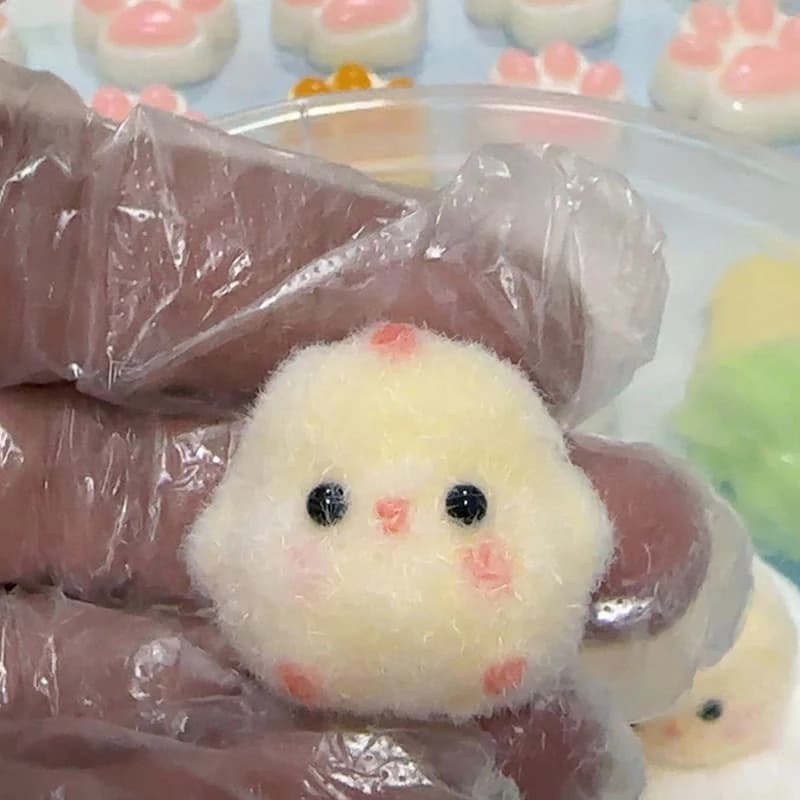 1 قطعة مصغرة انتعاش بطيء الإغاثة ضغط لعبة لزجة TPR اسفنجي فرخ صغير الإجهاد الإغاثة اسفنجي جديد تململ الدعامة - 6