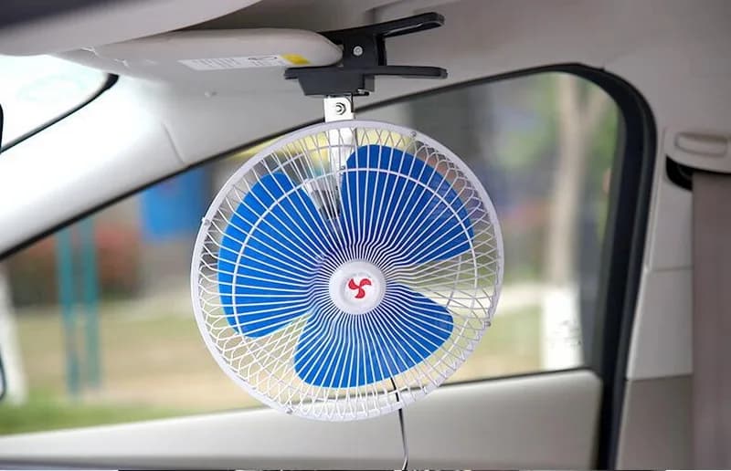 12V 25W Portable Vehicle Auto Car Oscillating New Mini Electric Low Noise 6 inch Car Auto Fan Air Cooling Fan High Quality - 5