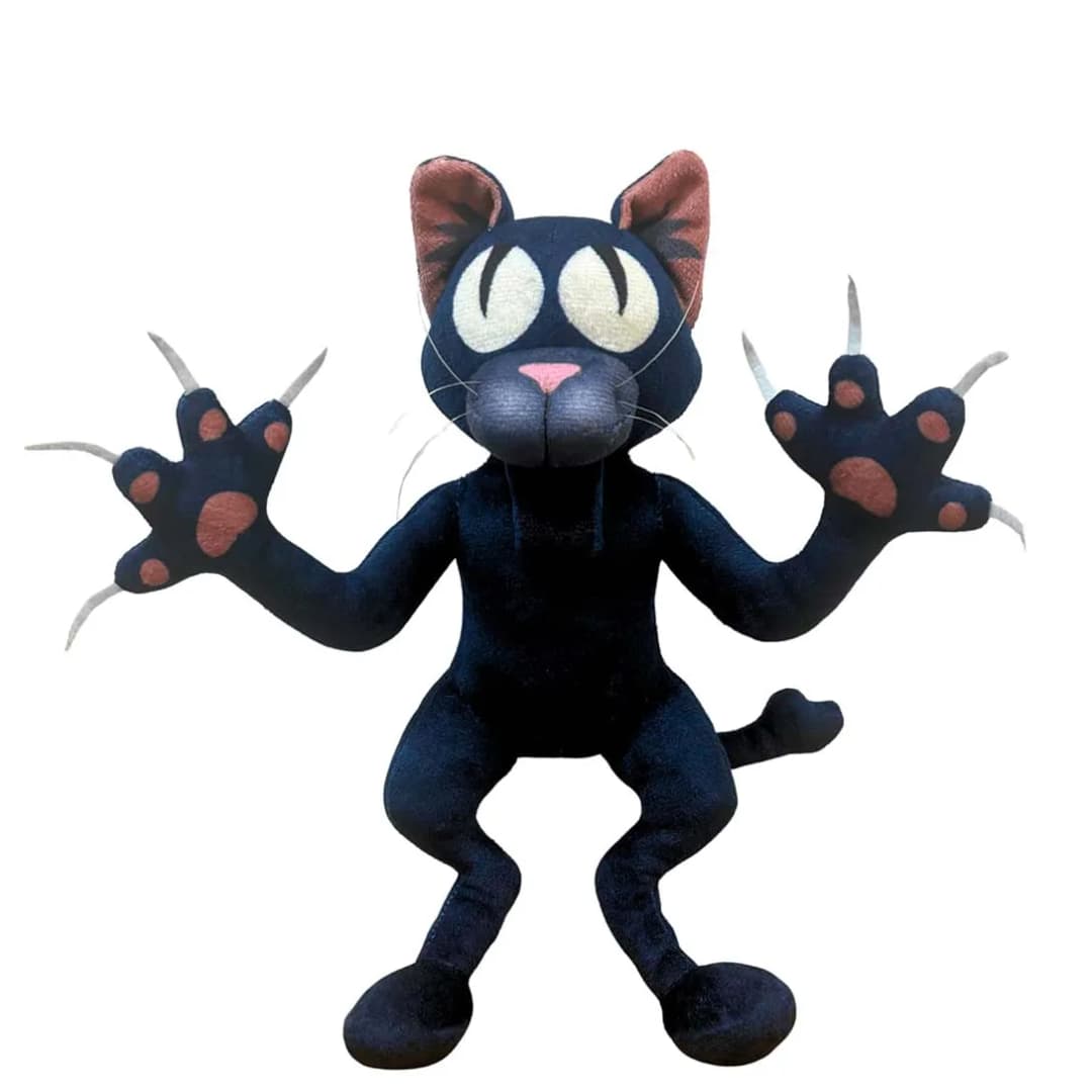 99 Nights in The Forest Cat Plush The Cat Monster Plushies Toys Soft Stuffed Animals Doll Birthday Gift  for Kids and Game Fans