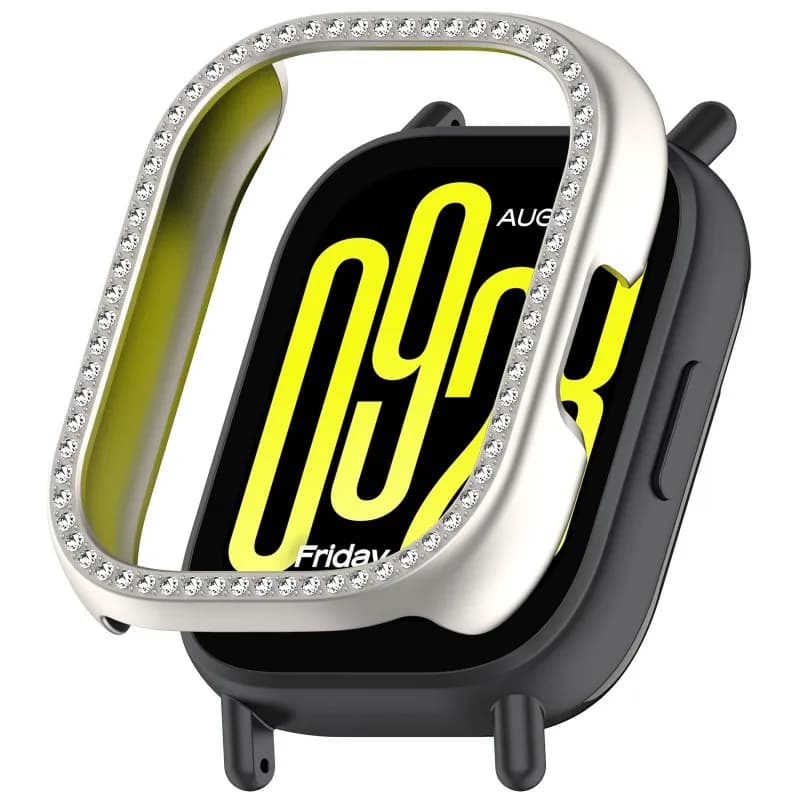 Bling PC Hollow Case for Redmi Watch 5 Active/ 5Lite Smart Watch Diamond Crystal Bumper edmi Watch 5Active 5 Lite Accessorie - 4