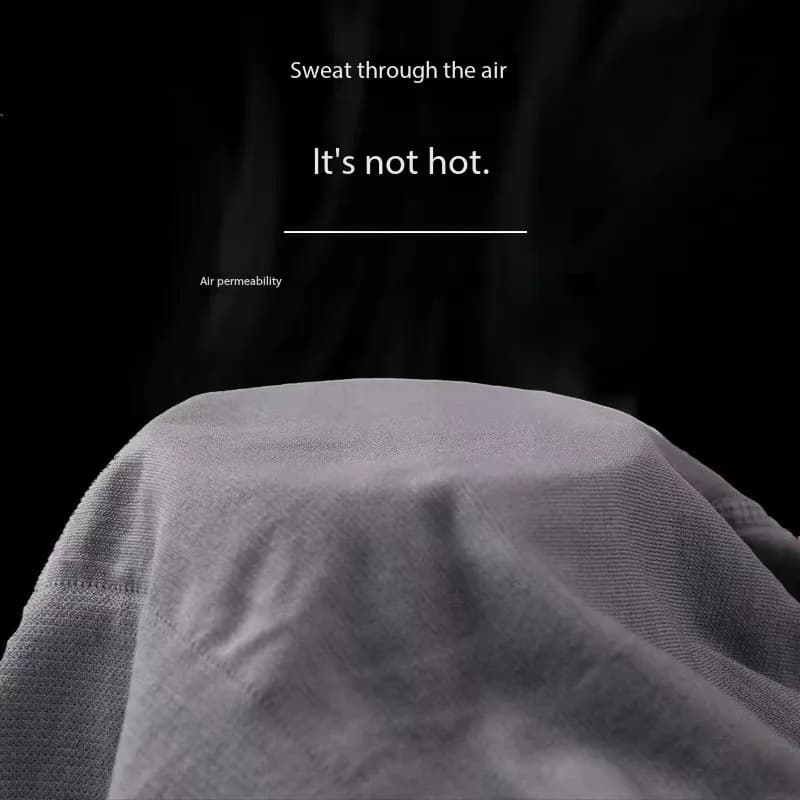 5 PCs Men's High Elastic Plain Color Comfortable Boxer Briefs Panties Breathable Pantyhose - 4