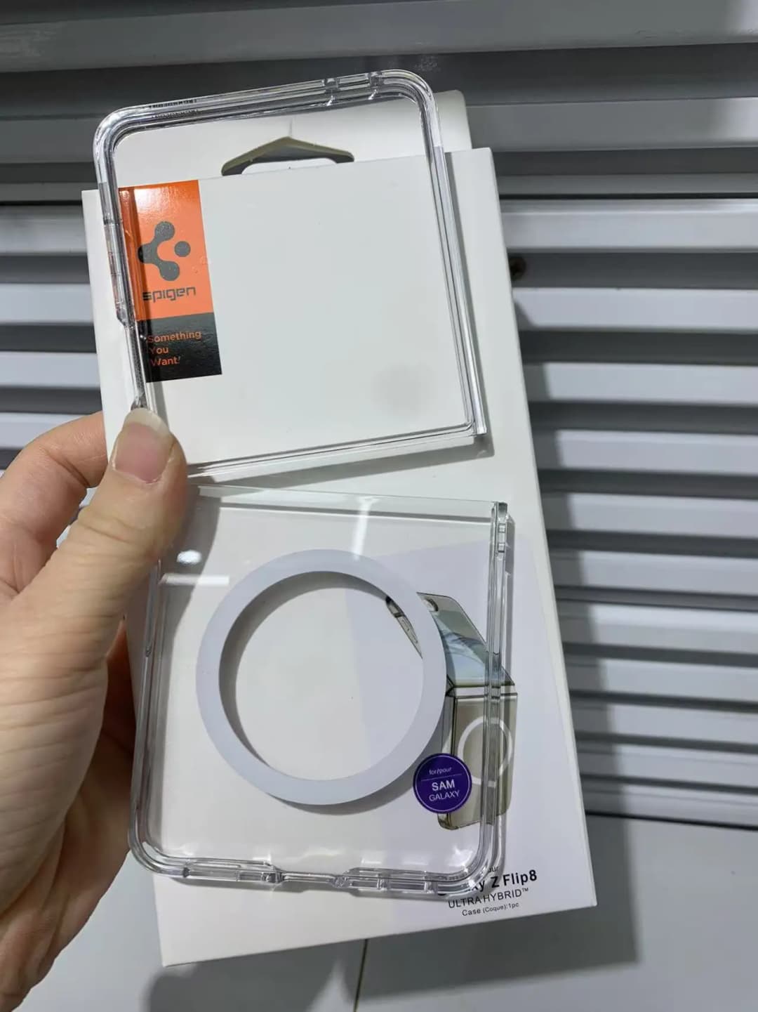 Spigen Ultra Hybrid PC Transparent Magnetic Case For Samsung Z Flip 8 7 6 5 For Magsafe Wireless Charging Flip Protective Cover - 3