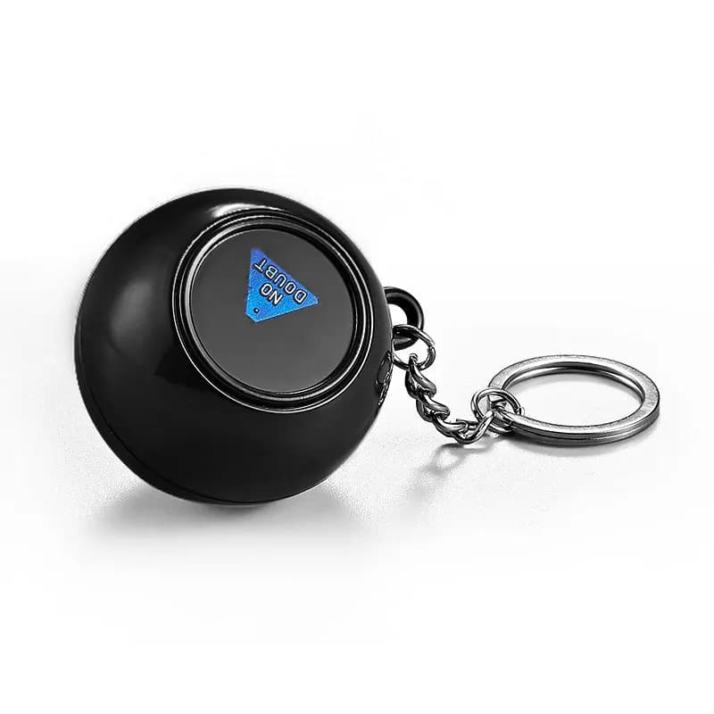 New 4.5CM Solid Color No Prints Magic Prophecy Ball Magic Prop For Men and Women Toys Christmas Key Chain Party Gift Wholesale - 4