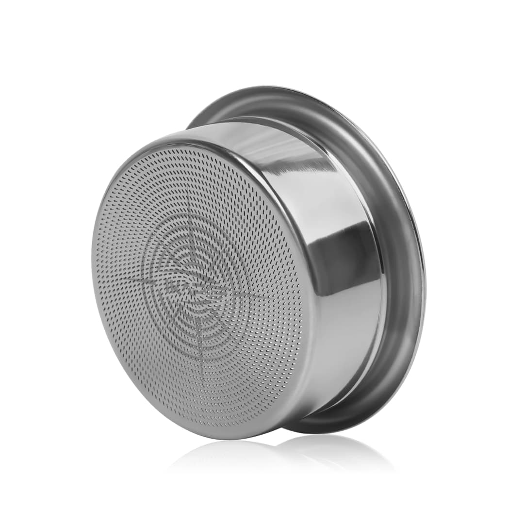 IKAPE Precision High Extraction Coffee Filter Basket -Matrix, Stainless Steel Espresso Filter Basket for Bottomless Portafilter - 5