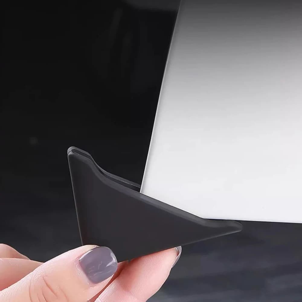 4 قطعة باب السيارة سيليكون يغطي المضادة للتصادم حماة السيارات باب السيارة الوفير المضادة للخدش اكسسوارات السيارات الخارجية أجزاء - 5