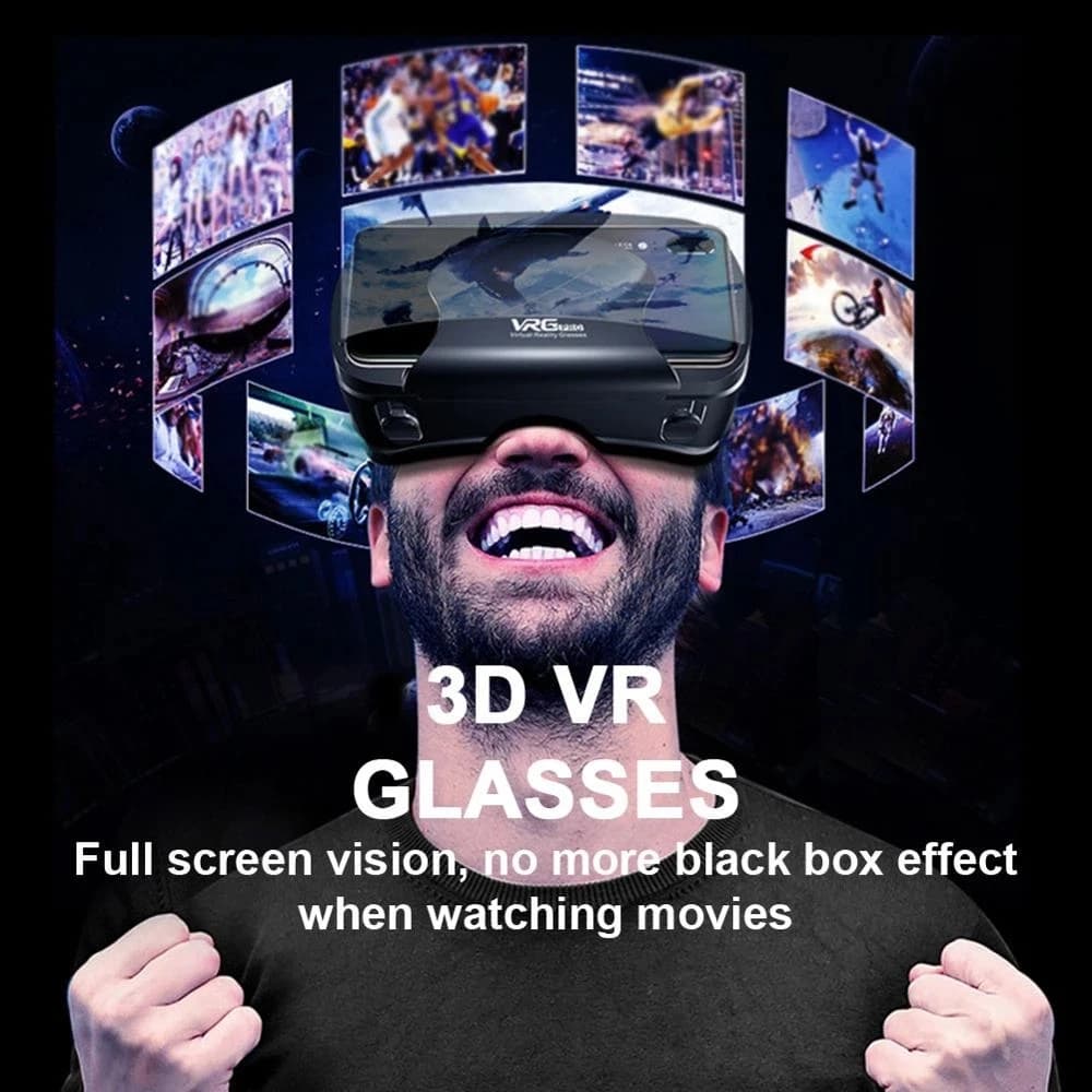 VRG Pro VR نظارات الواقع الافتراضي سماعة أجهزة Viar ثلاثية الأبعاد خوذة نظارات العدسات الذكية للهواتف الذكية لعبة الهاتف الخليوي مجموعة الهاتف المحمول - 4