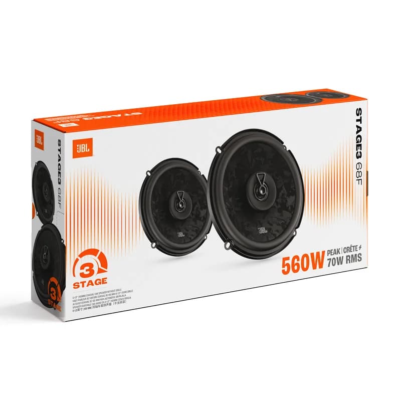سماعة سيارة JBL، سماعة محورية مقاس 6.5 بوصة، طاقة 560 واط، سماعة ستيريو بترددات عالية ومتوسطة وサブ ووفر، سماعة سيارة JBL أصلية - 5