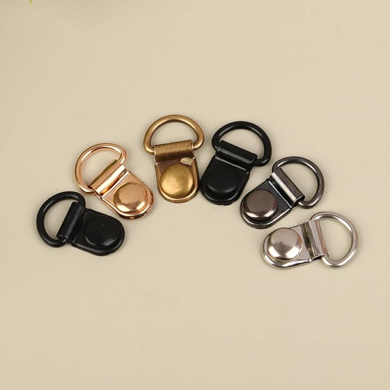 10 مجموعات مشبك حلقة D لإصلاح الحقائب وأحذية التسلق مشابك إصلاح عملية إكسسوارات زخرفية معدنية لحقيبة الحرف اليدوية - 2