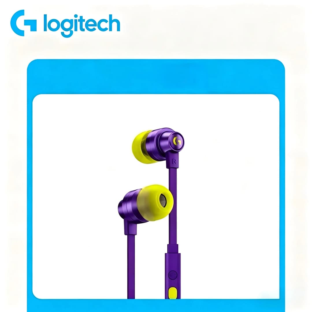 سماعات أذن سلكية Logitech G333 مع ميكروفون وعزل الضوضاء لأجهزة الكمبيوتر والهواتف المحمولة مع محول Type-C - 4