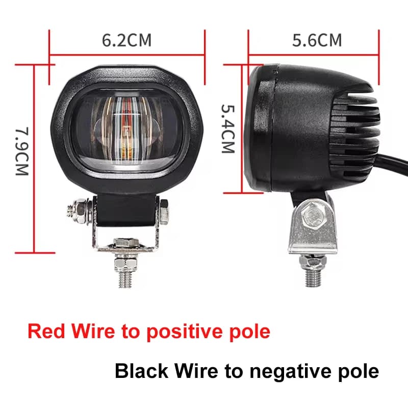 12V-80V LED Forklift Warning Light Red Blue Line Safety Zone Working Light Highlight One Line Limit Work Light For Fork Truck - 5