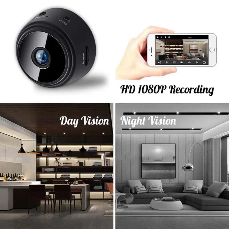 A9 HD WiFi Smart Surveillance Camera Wireless Home Security Monitor Sensor Camcorder with Safety Video Streaming - 4