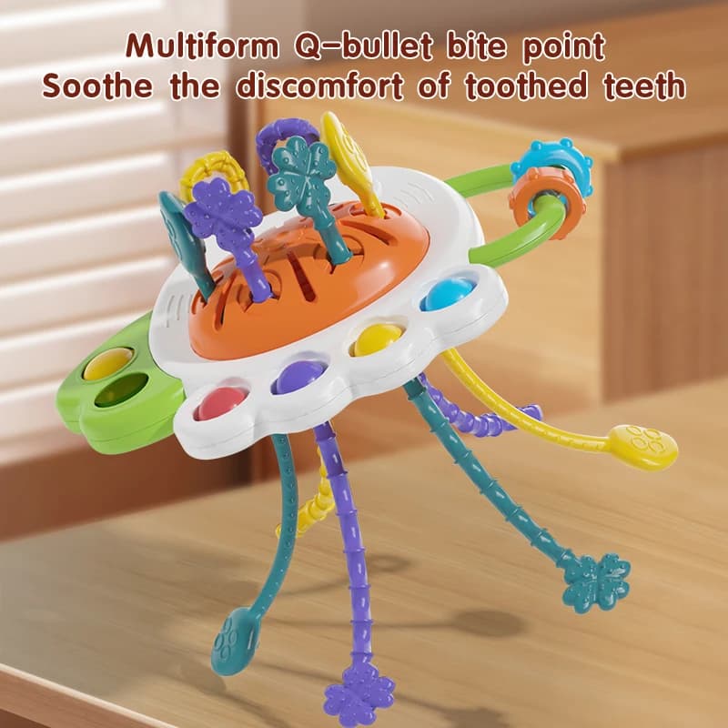 Montessori Sensory Development Baby Toys owl Pull String Finger Grasp Training Early Learning Education Toys For 10 Months+ Baby - 6