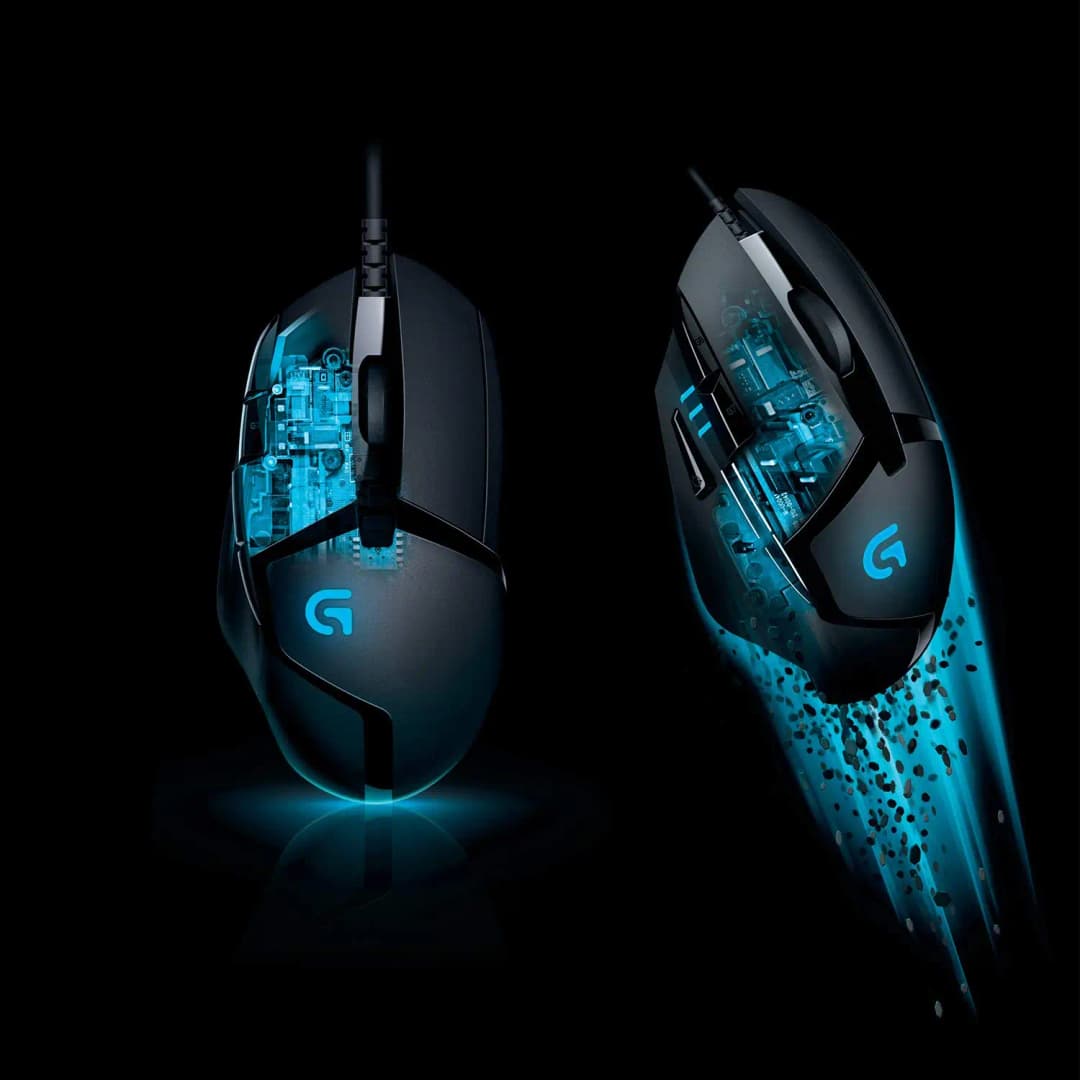 ماوس ألعاب فائق الخفة Logitech G402 مع زمن وصول فائق الانخفاض، وصامت، وصناعة عالية الجودة - 5