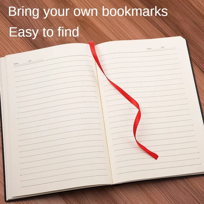 دفتر A5 بجلد أنيق، مفكرة، مذكرات، دفتر تعلم، دفاتر ومجلات مكتبية بالجملة - 4
